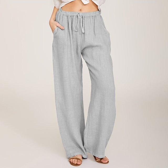 Amalfi | Pantalones cómodos con cordón, corte relajado