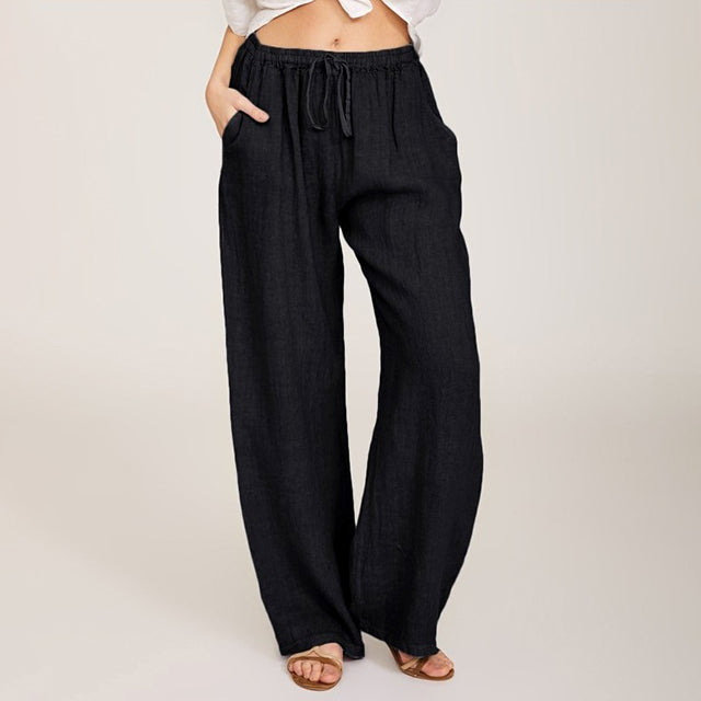 Amalfi | Pantalones cómodos con cordón, corte relajado