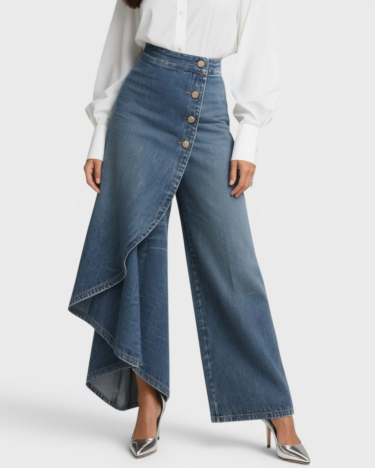 Audrey | Pantalón vaquero envolvente