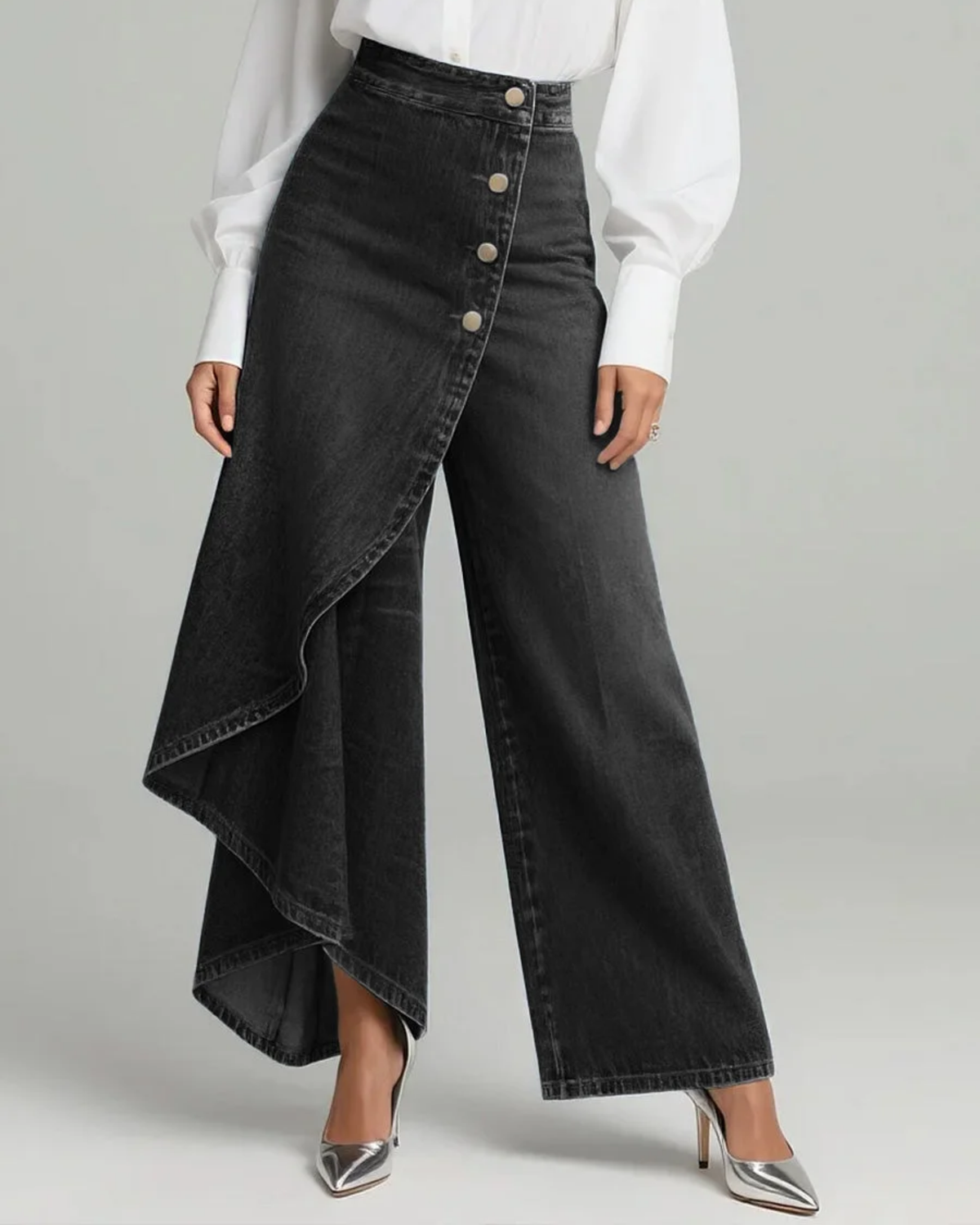 Audrey | Pantalón vaquero envolvente