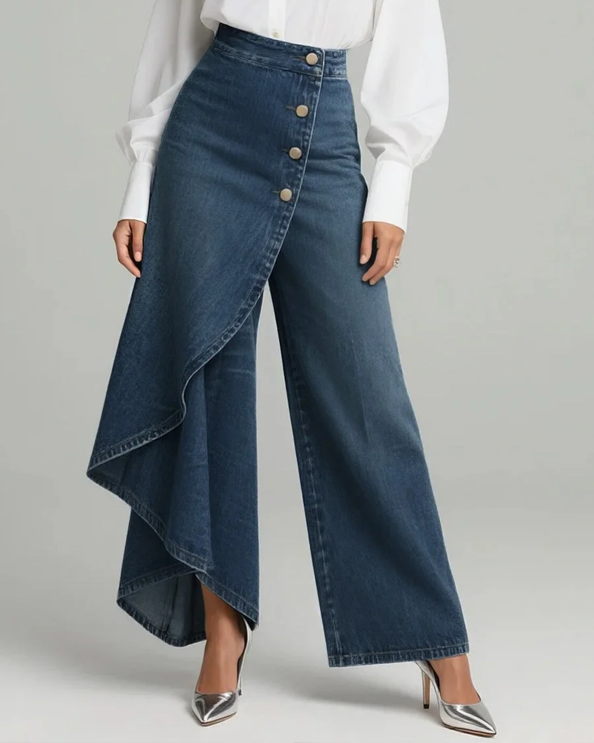 Audrey | Pantalón vaquero envolvente