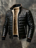 Chaqueta elegante con cuello alto y corte refinado