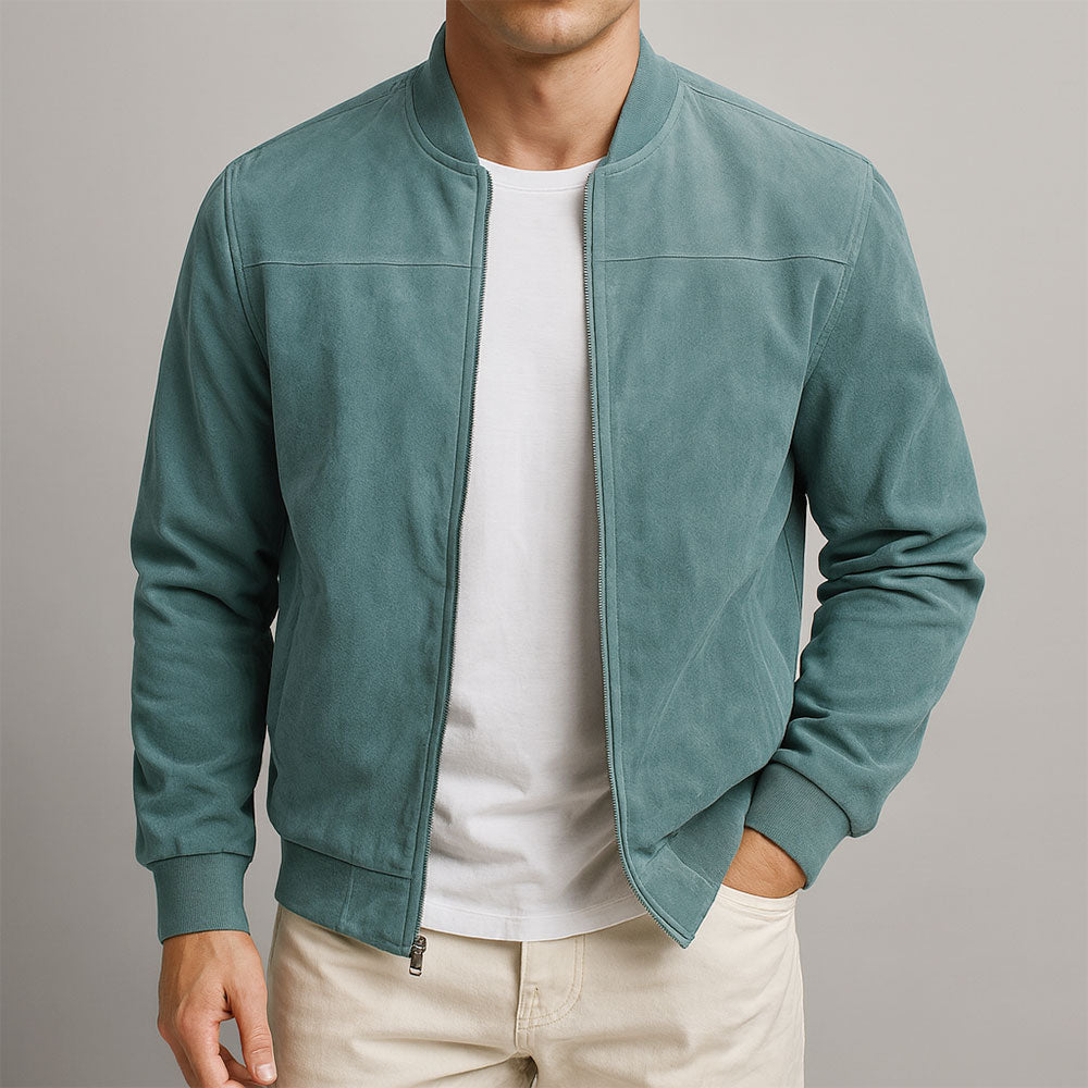 Valerio | Chaqueta artesanal de ante de alta calidad