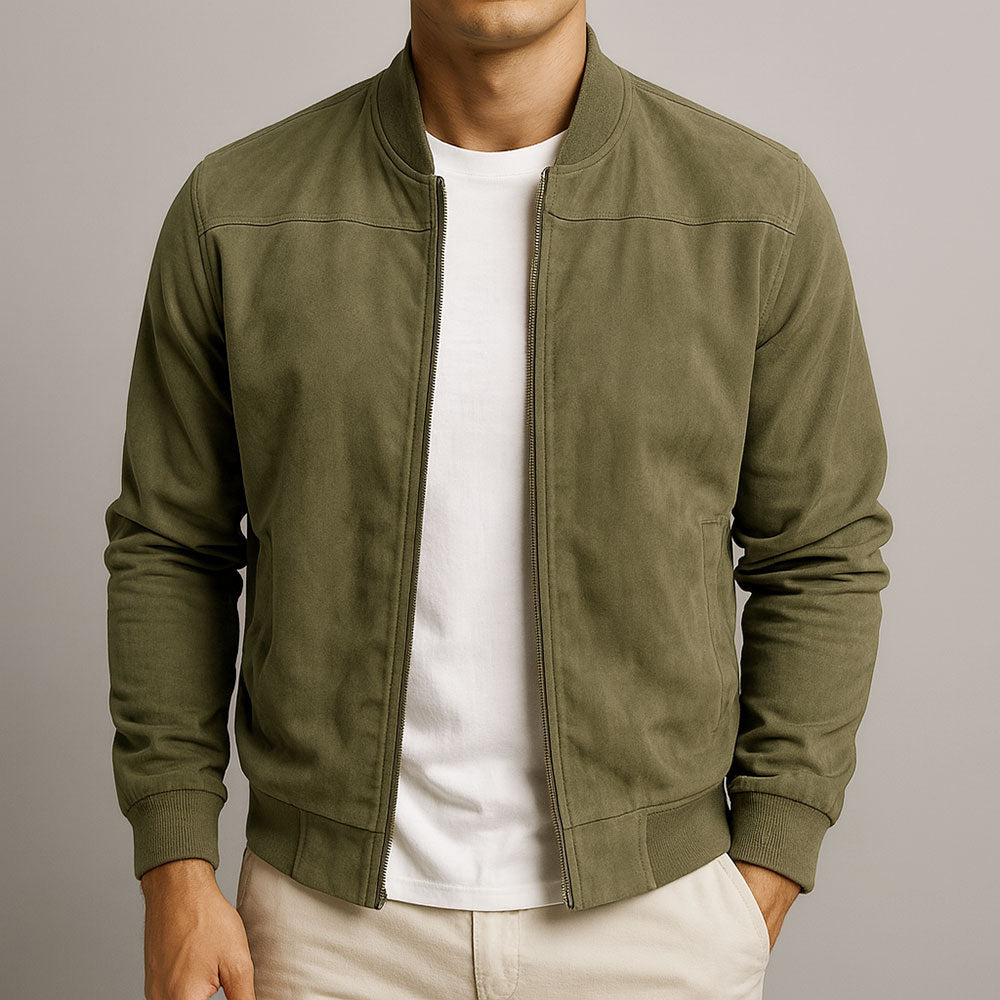 Valerio | Chaqueta artesanal de ante de alta calidad