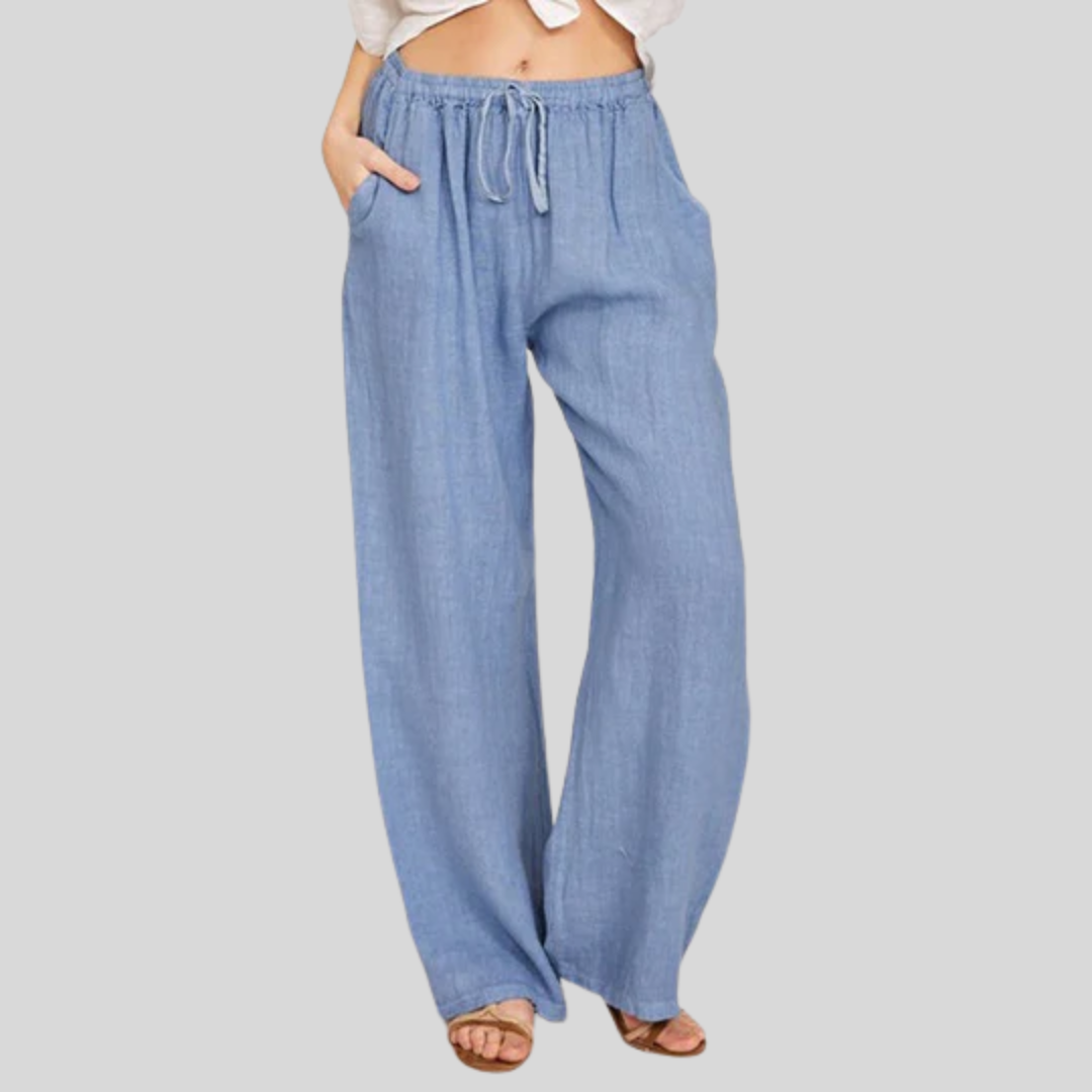 Amalfi | Pantalones cómodos con cordón, corte relajado