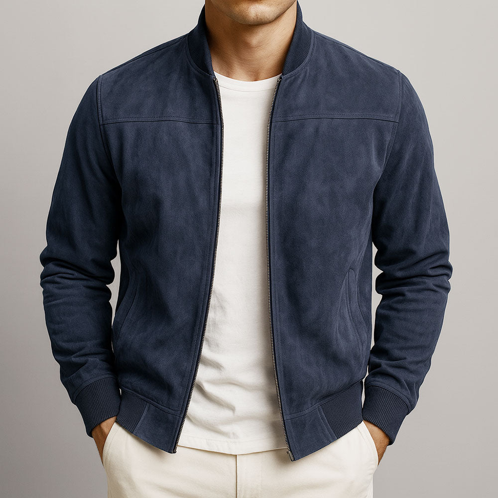 Valerio | Chaqueta artesanal de ante de alta calidad