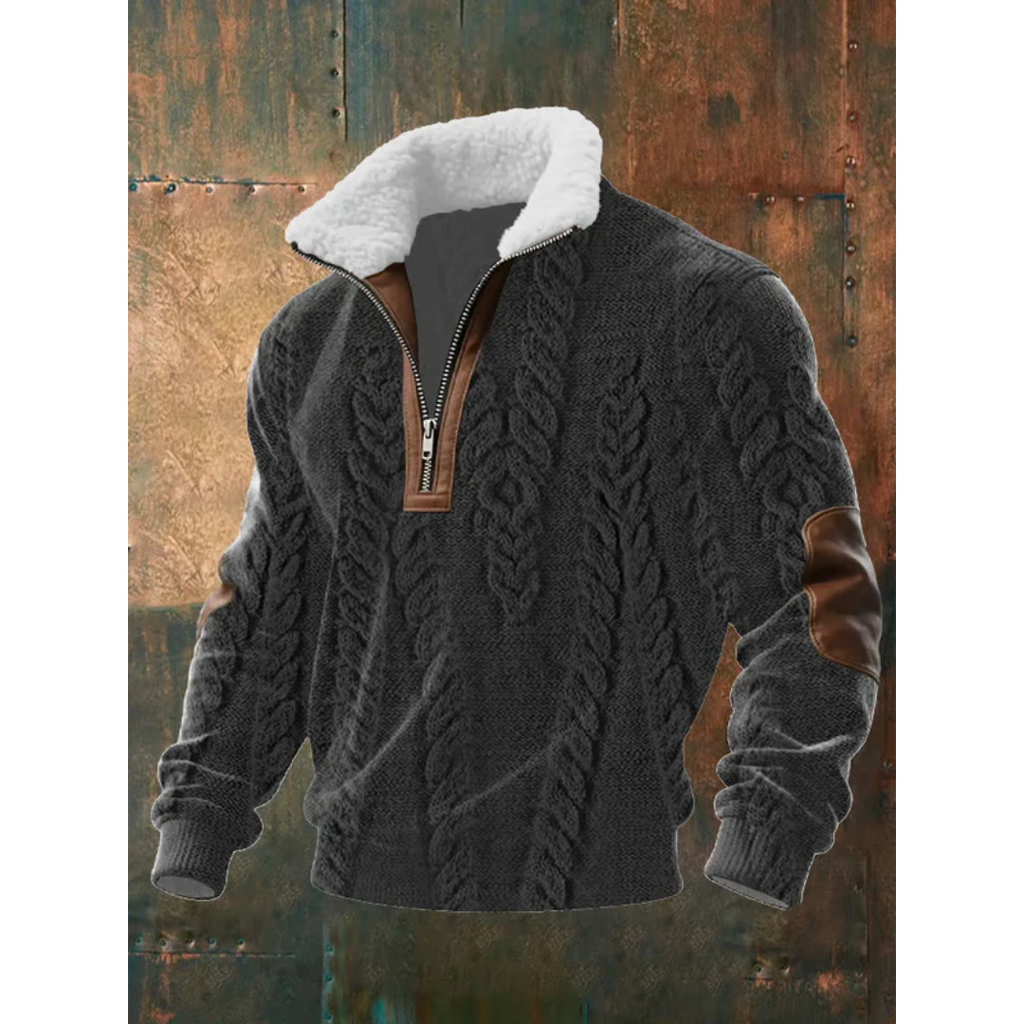 Ettiene | Jersey polar cálido de cuello alto con cremallera