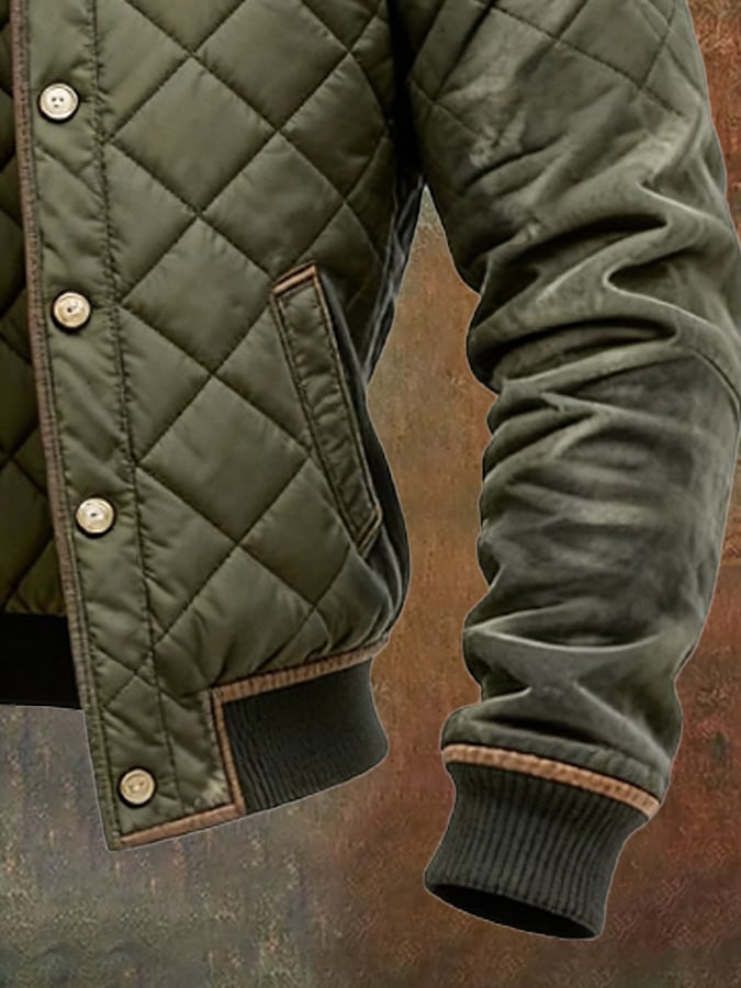 Arvendo | Chaqueta de hombre acolchada y cálida con un estilo elegante