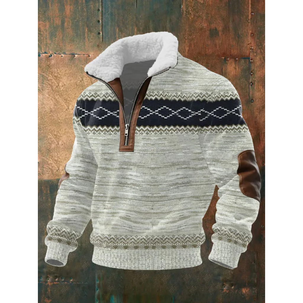 Ettiene | Jersey polar cálido de cuello alto con cremallera