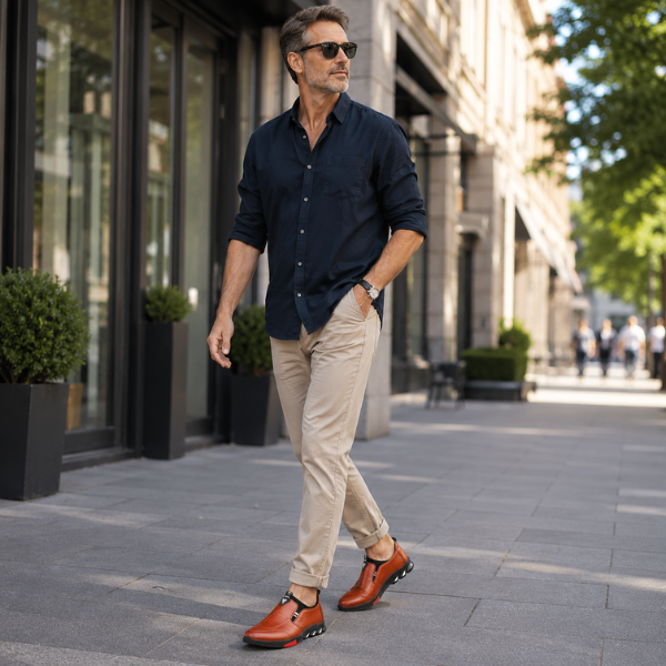 Zapato elegante para hombre con suela antideslizante