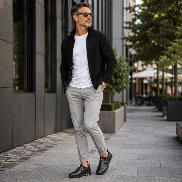 Zapato elegante para hombre con suela antideslizante