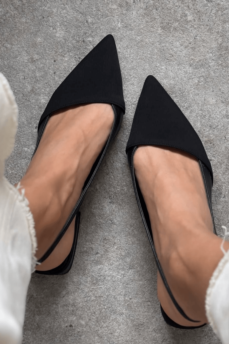 Bailarinas destalonadas elegantes, versátiles y chic