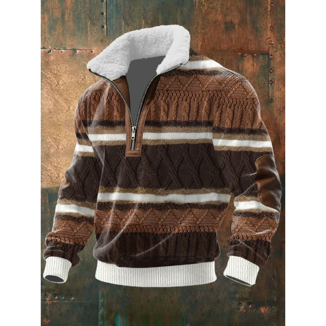 Ettiene | Jersey polar cálido de cuello alto con cremallera