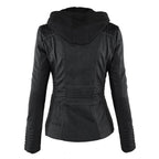 Flavia | Elegante chaqueta de cuero resistente y de alta calidad