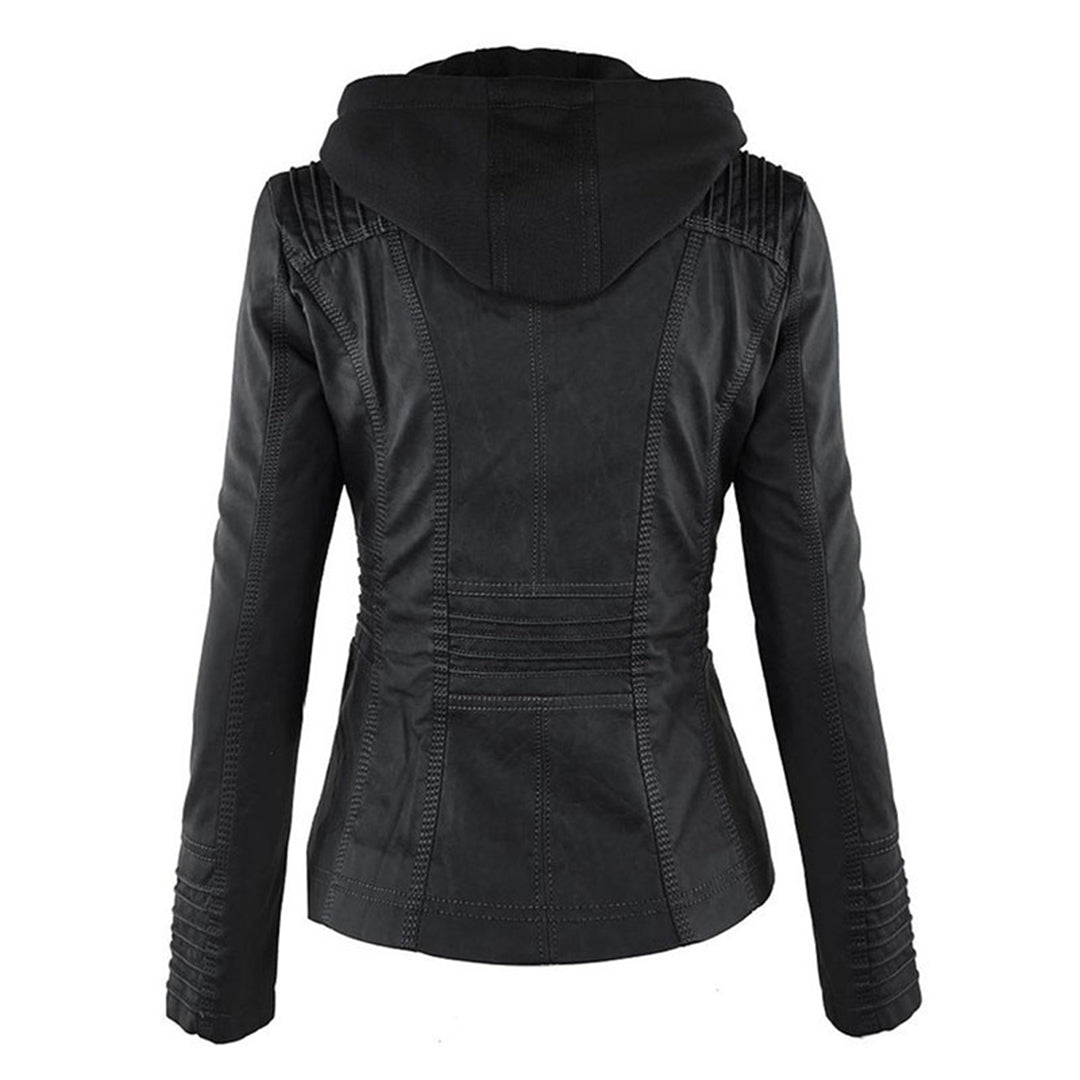 Flavia | Elegante chaqueta de cuero resistente y de alta calidad