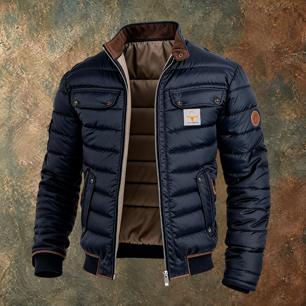 Chaqueta de invierno acolchada, cálida y cómoda