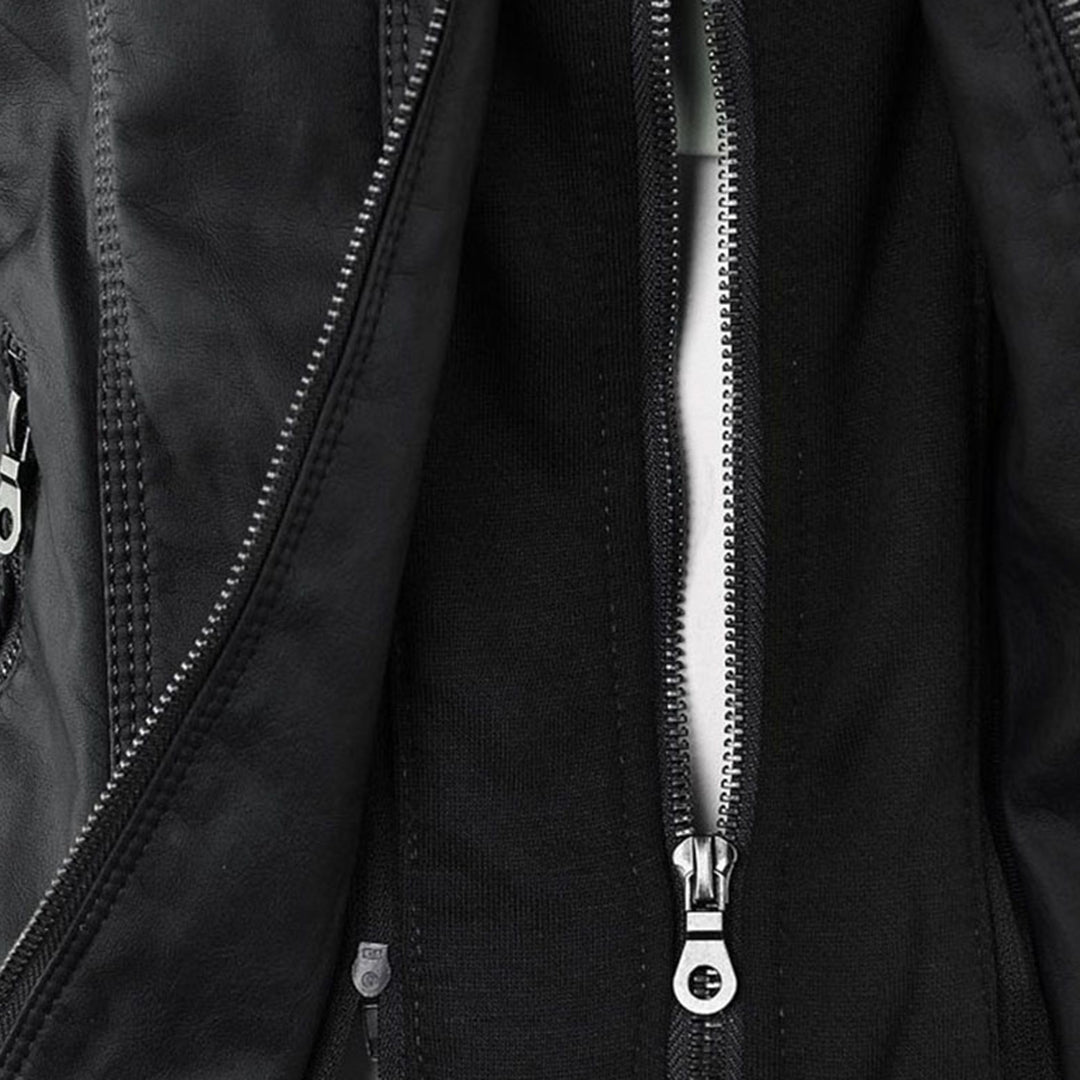 Flavia | Elegante chaqueta de cuero resistente y de alta calidad