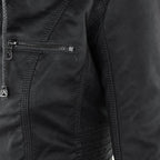 Flavia | Elegante chaqueta de cuero resistente y de alta calidad