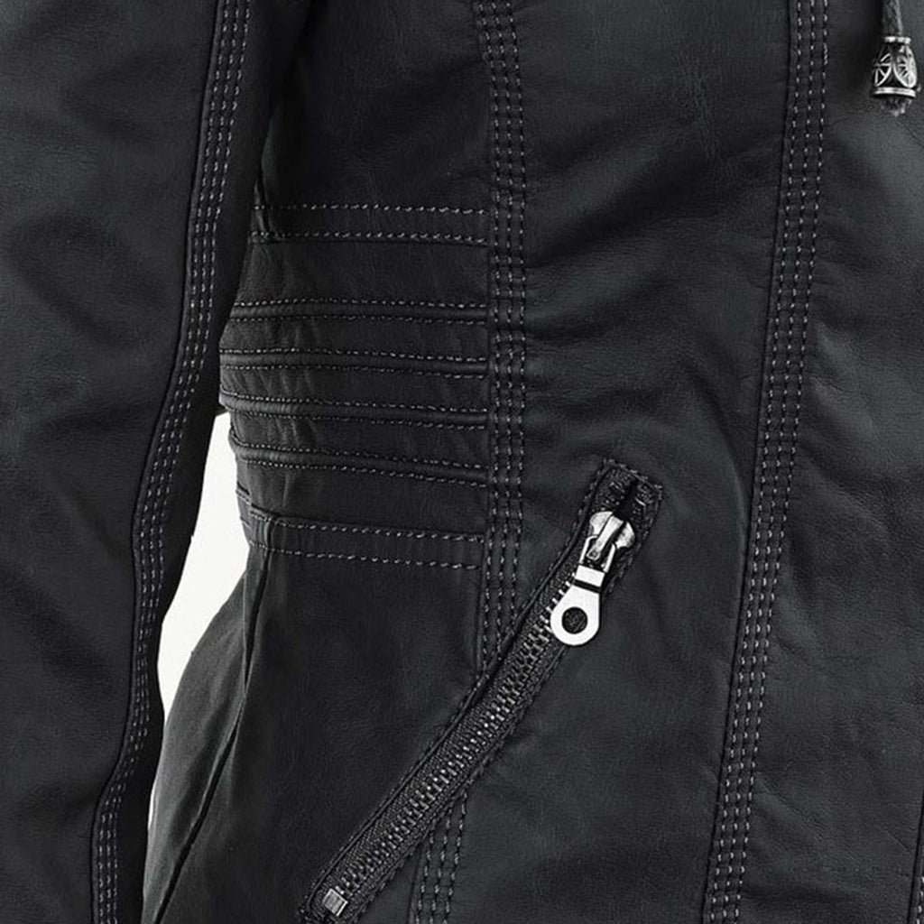 Flavia | Elegante chaqueta de cuero resistente y de alta calidad