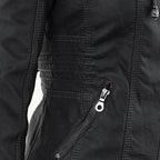 Flavia | Elegante chaqueta de cuero resistente y de alta calidad