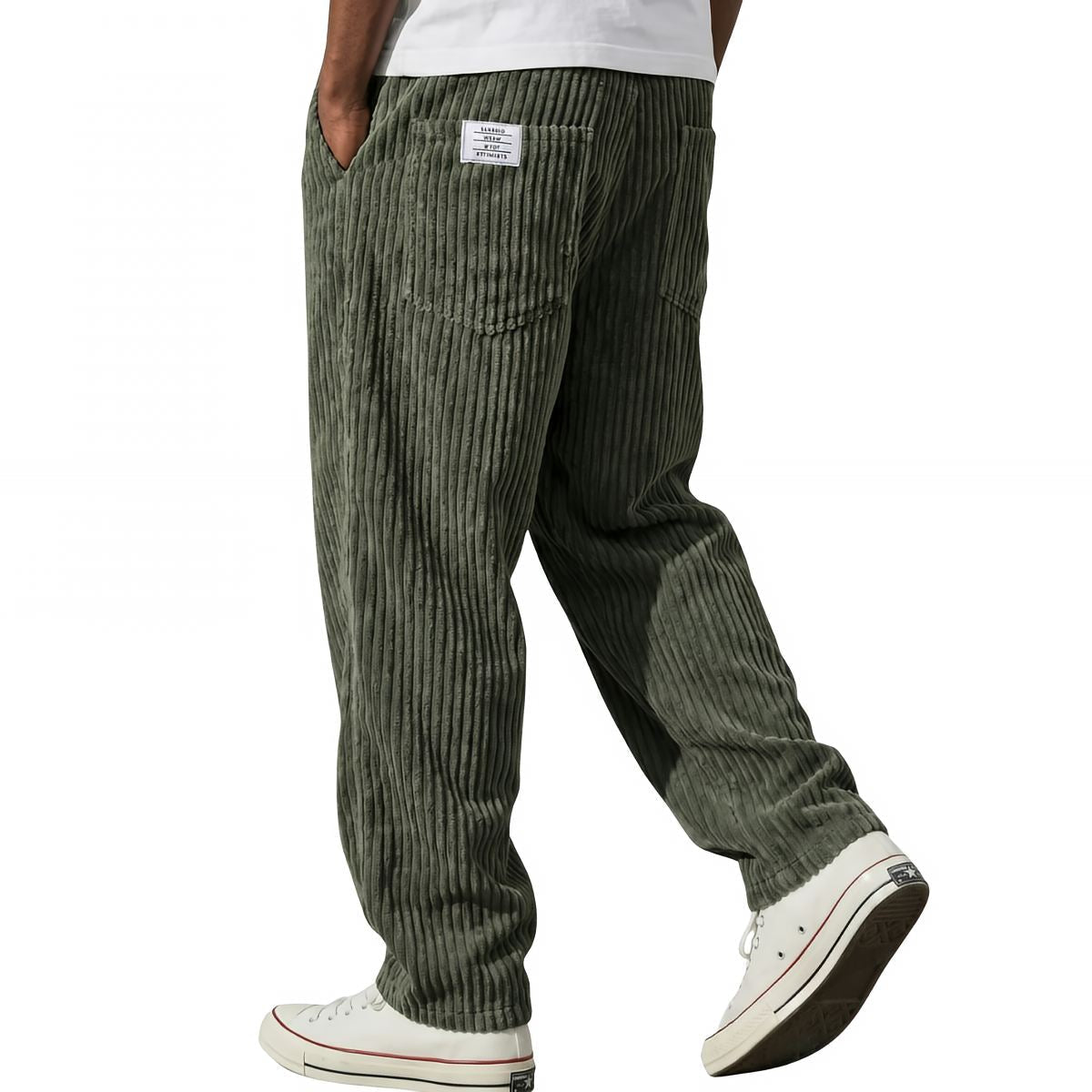 Adriano | Pantalones elegantes de pana seleccionada