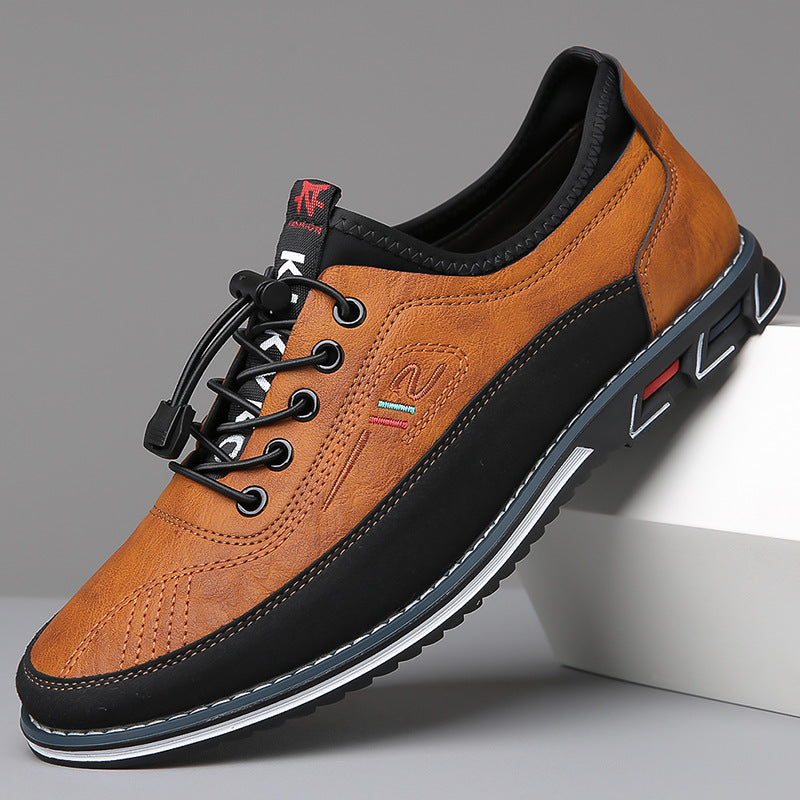 Zapatos de cuero cómodos sin cordones con un ajuste elegante