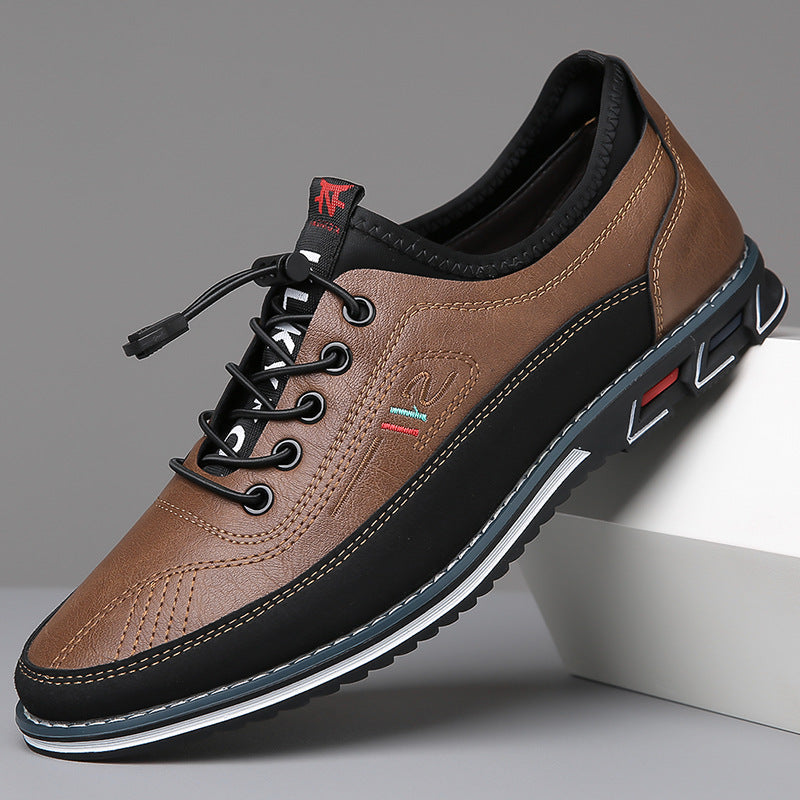 Zapatos de cuero cómodos sin cordones con un ajuste elegante
