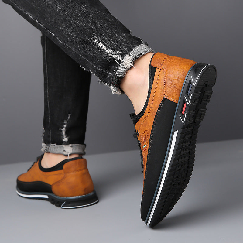 Zapatos de cuero cómodos sin cordones con un ajuste elegante