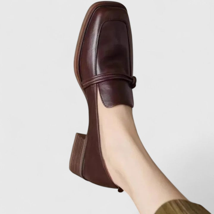 Micaela | Mocasines elegantes de punta cuadrada