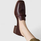 Micaela | Mocasines elegantes de punta cuadrada