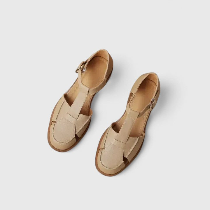Manuela | Sandalias cerradas con correa en T