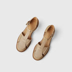 Manuela | Sandalias cerradas con correa en T