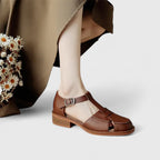 Manuela | Sandalias cerradas con correa en T