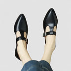 Paloma | Sandalias cerradas de tiras trenzadas