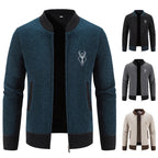 Pieter | Chaqueta de punto para hombre con elegante detalle otoñal