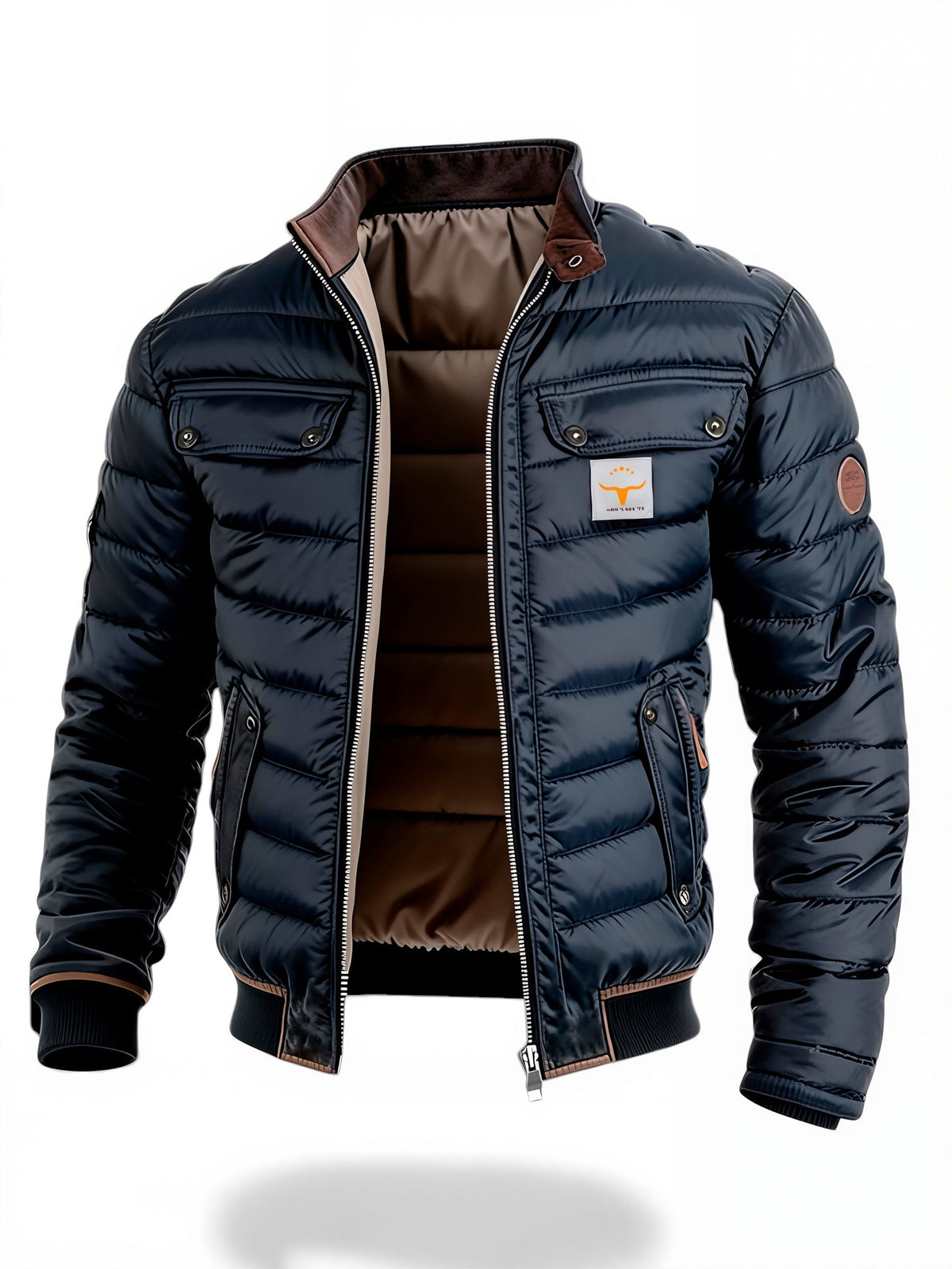 Chaqueta de invierno acolchada, cálida y cómoda