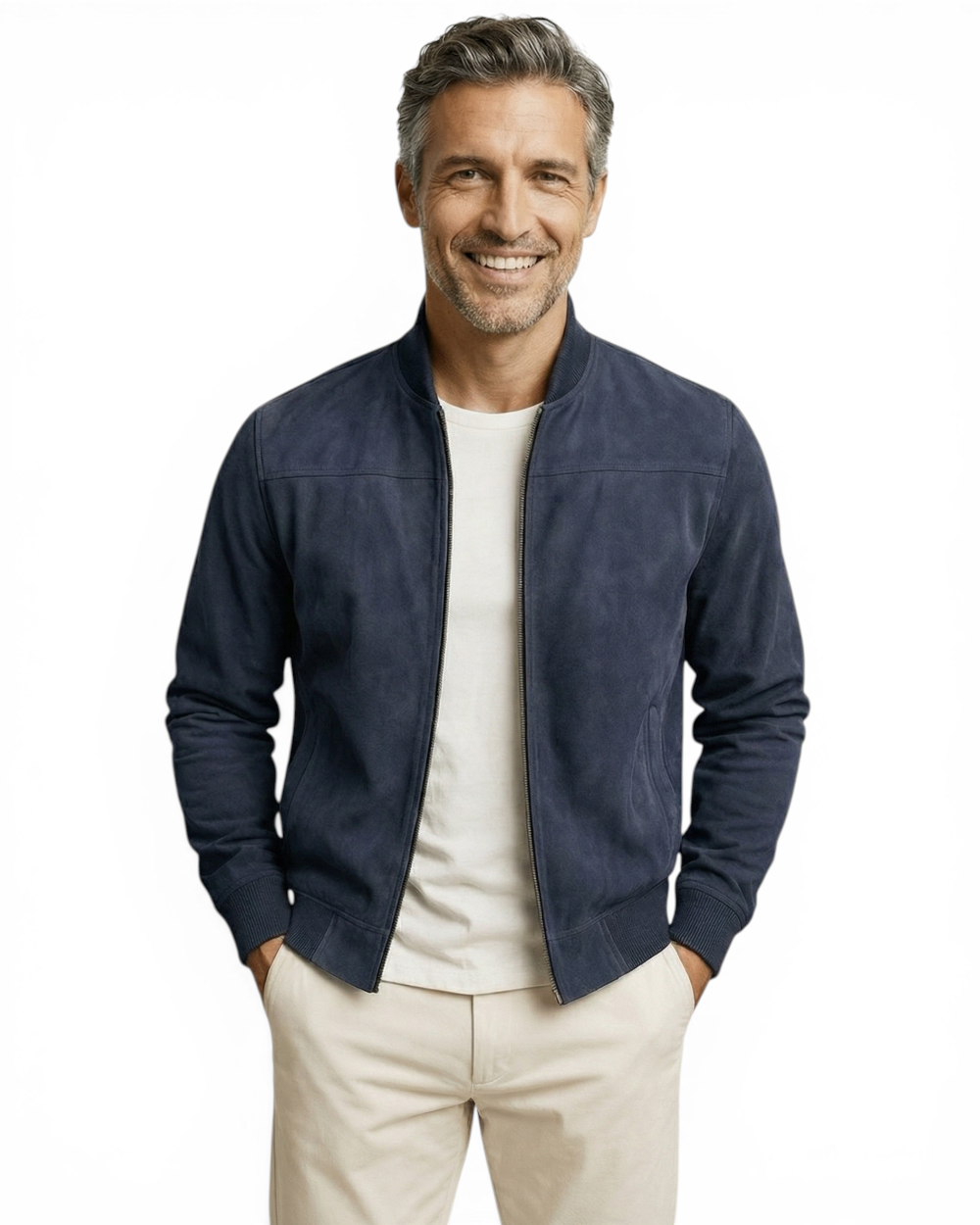 Valerio | Chaqueta artesanal de ante de alta calidad