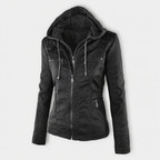Flavia chaqueta con capucha negro