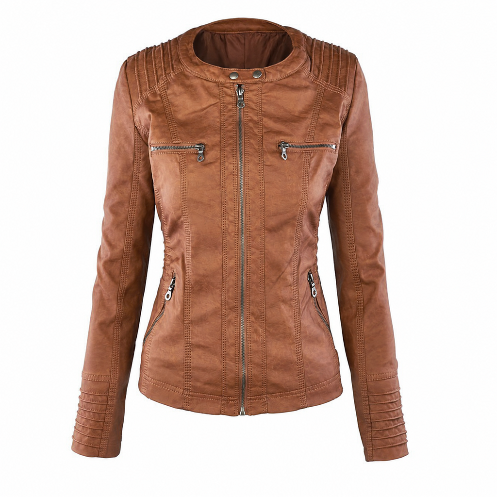 Flavia chaqueta sin capucha marrón claro