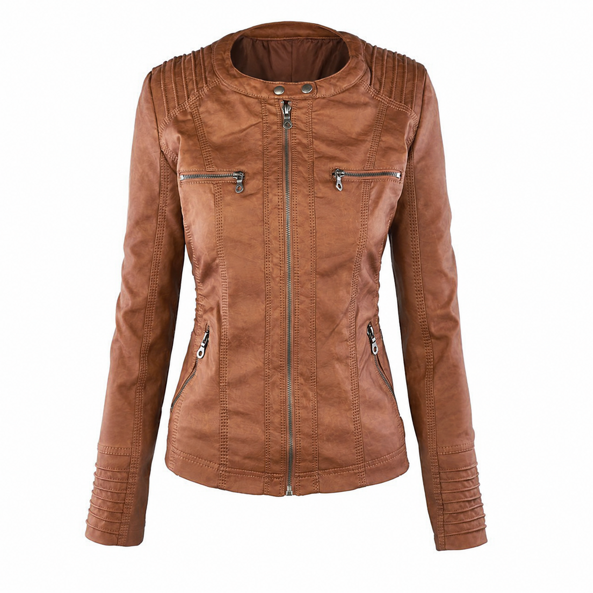 Flavia chaqueta sin capucha marrón claro