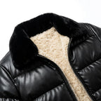 Chaqueta acolchada abrigada con elegante estilo vintage