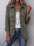Faustina | Chaqueta utilitaria bohemia con bordados florales