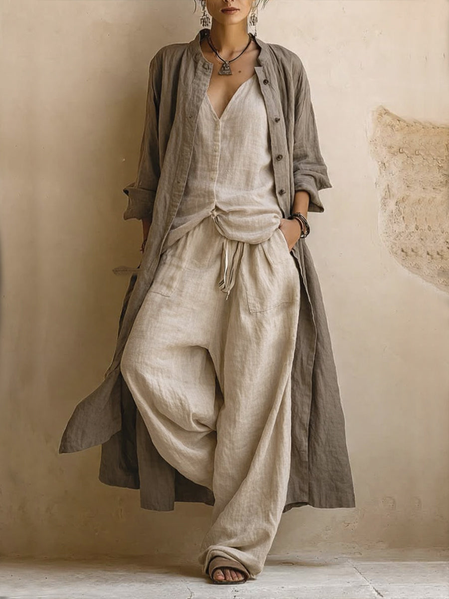 Alicia | Conjunto elegante y suave con abrigo