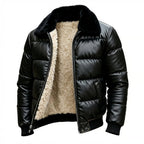 Chaqueta acolchada abrigada con elegante estilo vintage