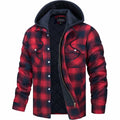 Kevin | Chaqueta de cuadros con cremallera