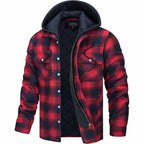 Kevin | Chaqueta de cuadros con cremallera