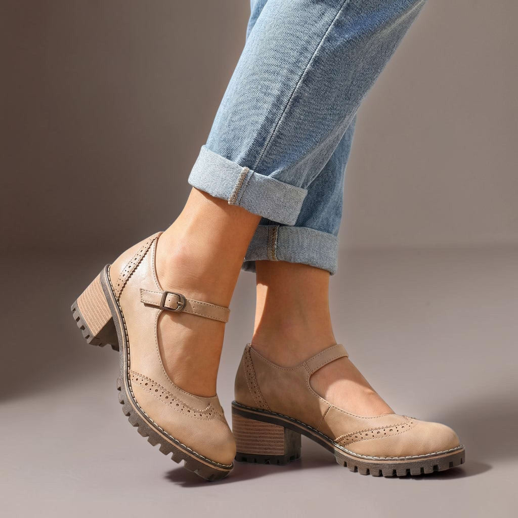 Sabina | Merceditas estilo Oxford con tacón ancho